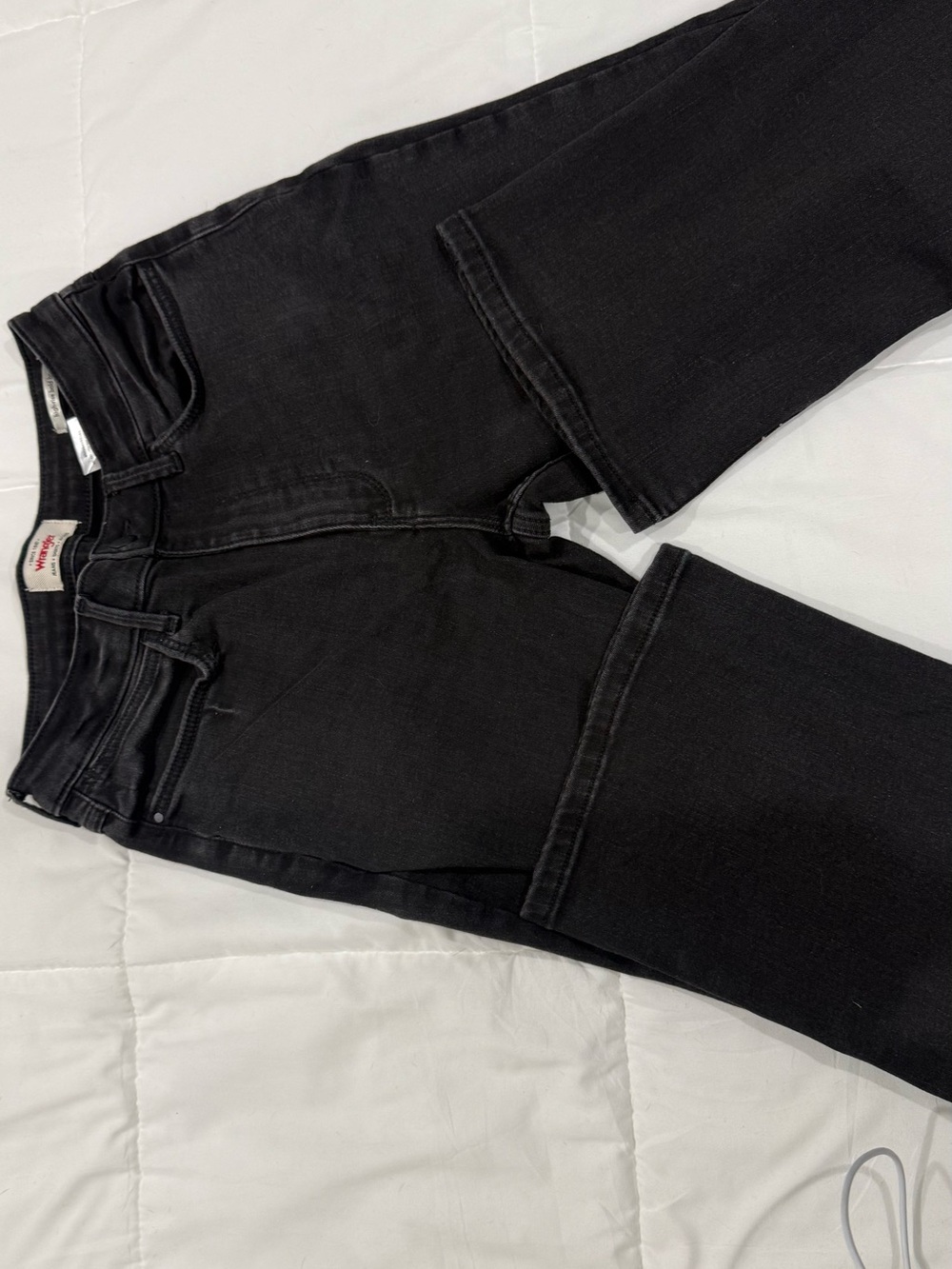Wrangler high rise blood boot jeans